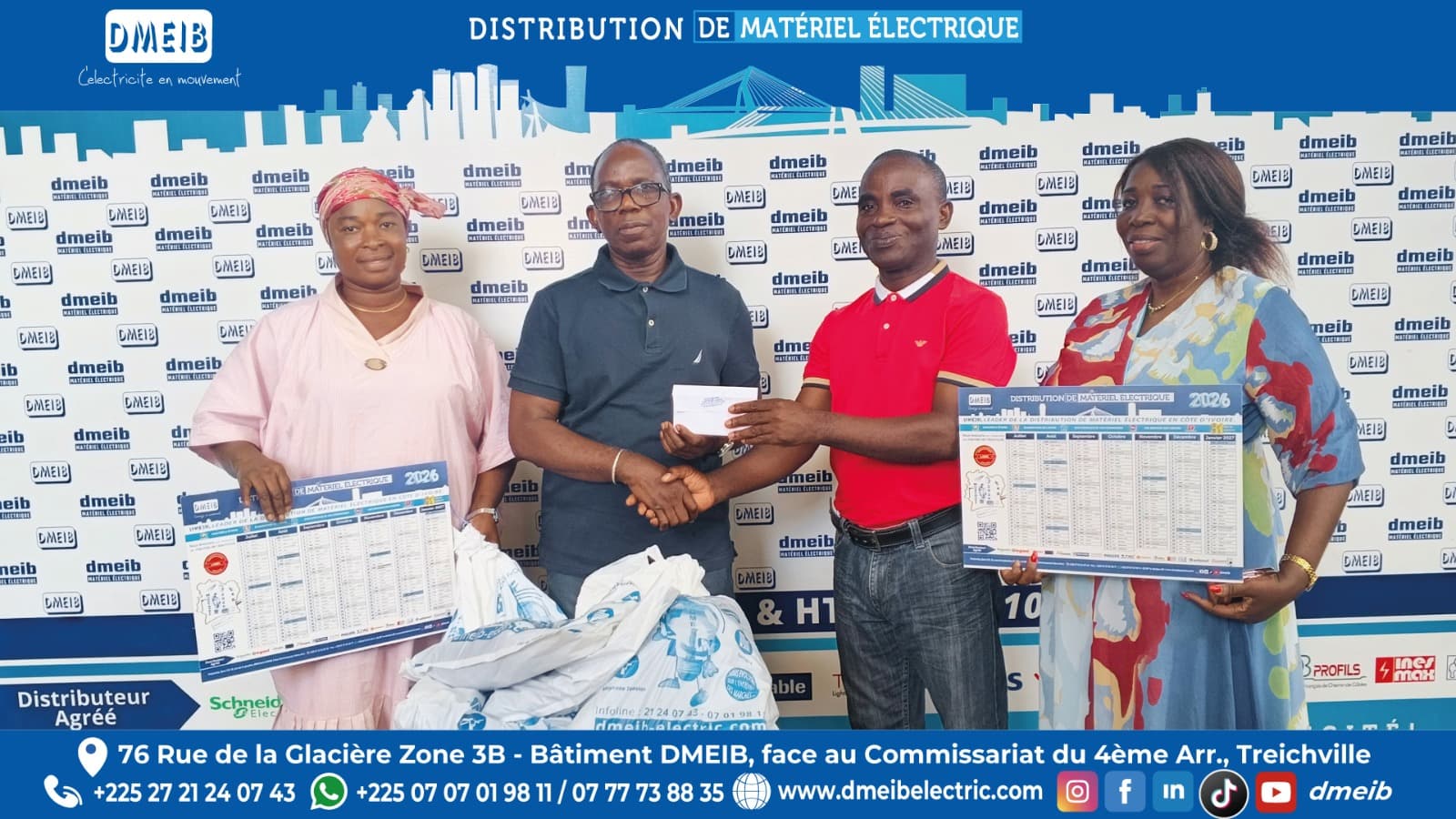 DMEIB fait un don à l'ONG Vie